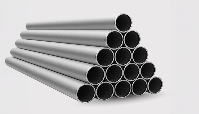 High-quality seamless stainless steel pipes and tubes by Sun Mark Stainless, in industrial and construction applications.