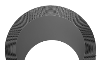 Stainless steel coil image representing the product category available from Sun Mark Stainless.